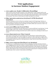 Web Applications to Increase Student Engagement Web Applications to Increase Student Engagement