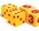 Giant Soft Cubes Dot, Numeral and Operations Sets